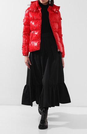 Женский пуховик 4 moncler simone rocha MONCLER GENIUS красного цвета по цене 155000 руб., арт. F1-09W-1A510-00-6899N | Фото 2 Женский пуховик 4 moncler simone rocha MONCLER GENIUS красного цвета, арт. F1-09W-1A510-00-6899N | Фото 2