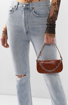 Женская сумка rachel mini BY FAR коричневого цвета по цене 32950 руб., арт. 20CRMIRATNDSMA | Фото 2 Женская сумка rachel mini BY FAR коричневого цвета, арт. 20CRMIRATNDSMA | Фото 2 (Сумки-технические: Сумки top-handle; Материал: Натуральная кожа; Размер: mini)