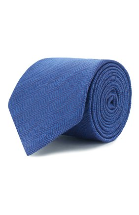 Мужской галстук ETON синего цвета, арт. A000 32478 | Фото 1 (Материал: Текстиль, Лен, Шелк; Принт: С принтом)