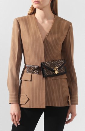 Женская поясная сумка envelope BURBERRY коричневого цвета по цене 64100 руб., арт. 8027478 | Фото 2 Женская поясная сумка envelope BURBERRY коричневого цвета, арт. 8027478 | Фото 2