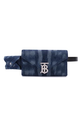 Женская поясная сумка envelope BURBERRY синего цвета по цене 69200 руб., арт. 8027479 | Фото 1 Женская поясная сумка envelope BURBERRY синего цвета, арт. 8027479 | Фото 1
