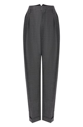 Женские шерстяные брюки MAISON MARGIELA серого цвета по цене 68900 руб., арт. S29KA0338/S52955 | Фото 1 Женские шерстяные брюки MAISON MARGIELA серого цвета, арт. S29KA0338/S52955 | Фото 1