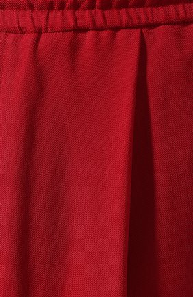 Мужские шорты GIORGIO ARMANI красного цвета, арт. 9SGPB003/T00AB | Фото 5 (Материал внешний: Купро, Растительное волокно; Мужское Кросс-КТ: Шорты-одежда; Принт: Без принта; Случай: Повседневный; Длина Шорты М: Ниже колена; Стили: Кэжуэл)