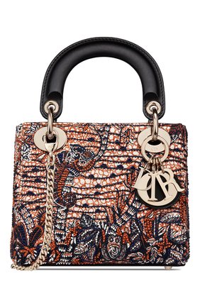 Женская сумка lady dior mini DIOR оранжевого цвета по цене 360000 руб., арт. M0505ORAMM42E | Фото 1 Женская сумка lady dior mini DIOR оранжевого цвета, арт. M0505ORAMM42E | Фото 1