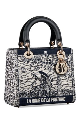 Женская сумка lady dior medium DIOR синего цвета по цене 415000 руб., арт. M0565ORHHM941 | Фото 2 Женская сумка lady dior medium DIOR синего цвета, арт. M0565ORHHM941 | Фото 2