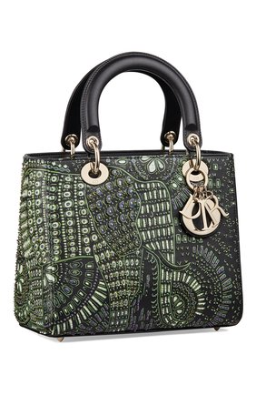 Женская сумка lady dior animals medium DIOR зеленого цвета по цене 415000 руб., арт. M0565OWAQM55E | Фото 2 Женская сумка lady dior animals medium DIOR зеленого цвета, арт. M0565OWAQM55E | Фото 2