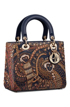 Женская сумка lady dior animals medium DIOR коричневого цвета по цене 415000 руб., арт. M0565OWAQM747 | Фото 2 Женская сумка lady dior animals medium DIOR коричневого цвета, арт. M0565OWAQM747 | Фото 2
