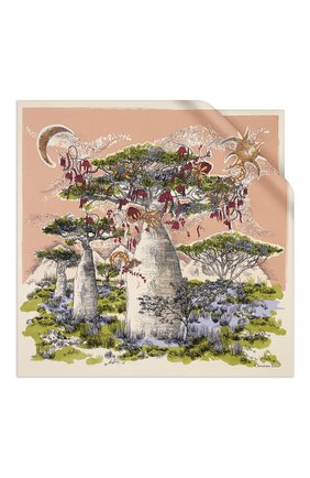 Женский шелковый платок dior magical baobab DIOR розового цвета по цене 32000 руб., арт. 01DMB090I609C407 | Фото 1 Женский шелковый платок dior magical baobab DIOR розового цвета, арт. 01DMB090I609C407 | Фото 1