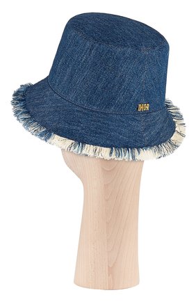 Женская джинсовая панама DIOR синего цвета по цене 51000 руб., арт. 01DDN923G130C560 | Фото 2 Женская джинсовая панама DIOR синего цвета, арт. 01DDN923G130C560 | Фото 2