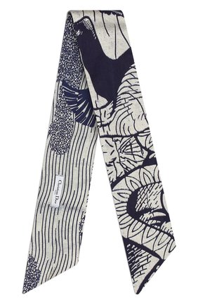 Женская повязка на голову wax toile de jouy sauvage DIOR синего цвета по цене 23500 руб., арт. 01DJW945I131C086 | Фото 1 Женская повязка на голову wax toile de jouy sauvage DIOR синего цвета, арт. 01DJW945I131C086 | Фото 1