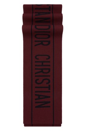 Мужские шарф dior signature из смеси шерсти и кашемира DIOR бордового цвета по цене 85000 руб., арт. 01DSI354I103C339 | Фото 1 Мужские шарф dior signature из смеси шерсти и кашемира DIOR бордового цвета, арт. 01DSI354I103C339 | Фото 1