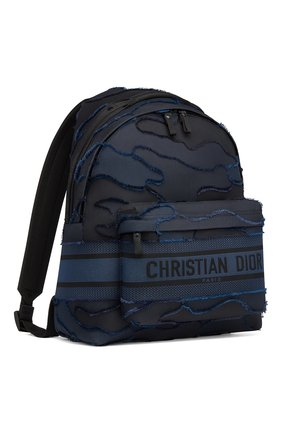 Женский рюкзак diortravel camouflage DIOR синего цвета по цене 175000 руб., арт. M6104SRMOM928 | Фото 1 Женский рюкзак diortravel camouflage DIOR синего цвета, арт. M6104SRMOM928 | Фото 1