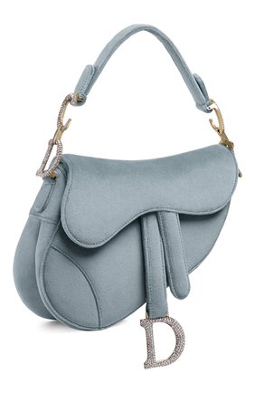 Женская сумка saddle mini DIOR серого цвета по цене 200000 руб., арт. M447SCUCSM82B | Фото 2 Женская сумка saddle mini DIOR серого цвета, арт. M447SCUCSM82B | Фото 2