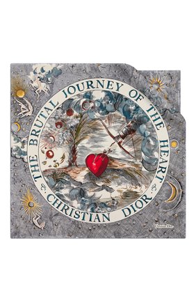 Женский шелковый платок brutal journey of the heart DIOR белого цвета по цене 24000 руб., арт. 02JHR070I614C083 | Фото 1 Женский шелковый платок brutal journey of the heart DIOR белого цвета, арт. 02JHR070I614C083 | Фото 1