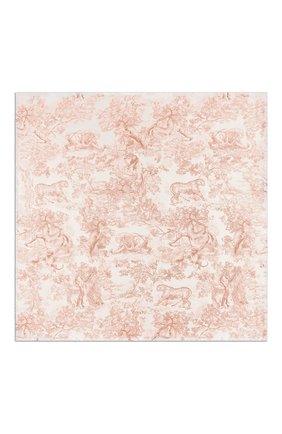 Женский шелковый платок dioriviera toile de jouy DIOR розового цвета по цене 63000 руб., арт. 02JOU140I616C418 | Фото 1 Женский шелковый платок dioriviera toile de jouy DIOR розового цвета, арт. 02JOU140I616C418 | Фото 1