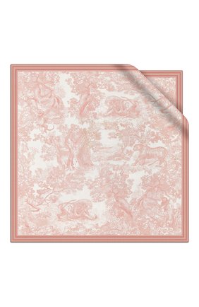 Женский шелковый платок dioriviera toile de jouy DIOR розового цвета по цене 32000 руб., арт. 91JOU090I601C418 | Фото 1 Женский шелковый платок dioriviera toile de jouy DIOR розового цвета, арт. 91JOU090I601C418 | Фото 1