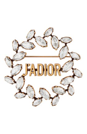 брошь j'adior laurier DIOR золотого цвета по цене 35500 руб., арт. V0515ADRCYD908 | Фото 1 брошь j'adior laurier DIOR золотого цвета, арт. V0515ADRCYD908 | Фото 1