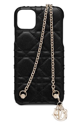 Кожаный чехол Lady Dior для iPhone 11 Pro Max | Фото №1 Кожаный чехол Lady Dior для iPhone 11 Pro Max | Фото №1