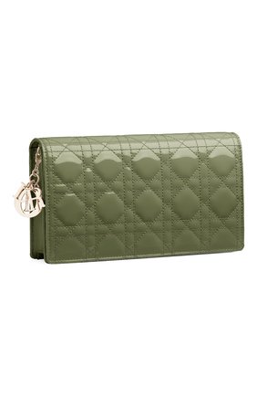 Женский клатч lady dior DIOR зеленого цвета по цене 132000 руб., арт. S0204OVRBM52H | Фото 2 Женский клатч lady dior DIOR зеленого цвета, арт. S0204OVRBM52H | Фото 2