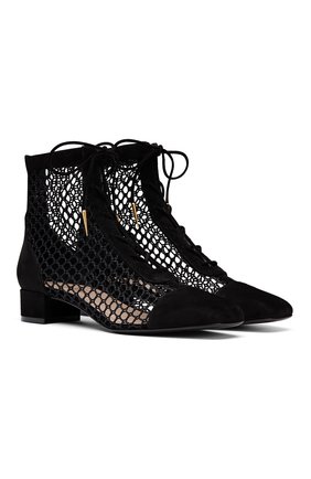 Женские замшевые ботильоны naughtily-d DIOR черного цвета по цене 98000 руб., арт. KCI492SURS900 | Фото 2 Женские замшевые ботильоны naughtily-d DIOR черного цвета, арт. KCI492SURS900 | Фото 2