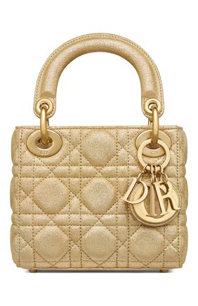 Детская сумка lady nano DIOR золотого цвета по цене 197000 руб., арт. M0514MDALM07J | Фото 1 Детская сумка lady nano DIOR золотого цвета, арт. M0514MDALM07J | Фото 1