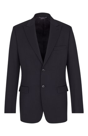 Мужской шерстяной пиджак DIOR темно-синего цвета по цене 170000 руб., арт. 023C254A4739C540 | Фото 1 Мужской шерстяной пиджак DIOR темно-синего цвета, арт. 023C254A4739C540 | Фото 1