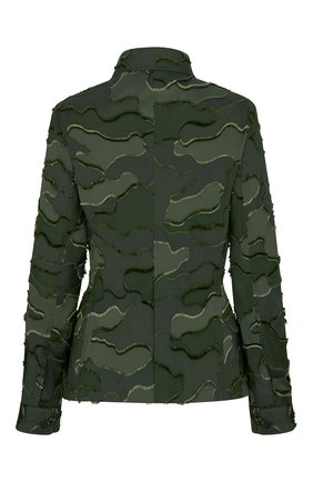 Женский жакет camouflage DIOR зеленого цвета по цене 205000 руб., арт. 017V55A2960X6830 | Фото 2 Женский жакет camouflage DIOR зеленого цвета, арт. 017V55A2960X6830 | Фото 2