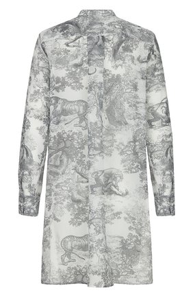 Женская хлопковая рубашка toile de jouy DIOR серого цвета по цене 120000 руб., арт. 911B54A3802X0858 | Фото 2 Женская хлопковая рубашка toile de jouy DIOR серого цвета, арт. 911B54A3802X0858 | Фото 2