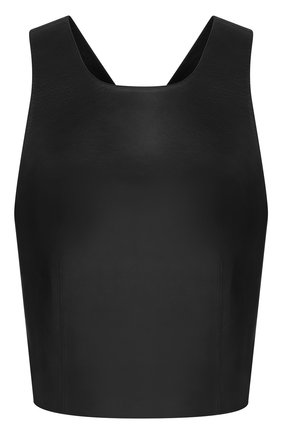 Женская кожаный топ DIOR черного цвета по цене 215000 руб., арт. 025B99AL020X9000 | Фото 1 Женская кожаный топ DIOR черного цвета, арт. 025B99AL020X9000 | Фото 1