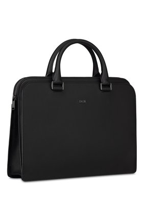Мужской кожаный портфель DIOR черного цвета по цене 218500 руб., арт. 1DSBR132YMJH43E | Фото 2 Мужской кожаный портфель DIOR черного цвета, арт. 1DSBR132YMJH43E | Фото 2