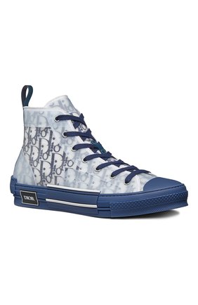 Мужские текстильные кеды b23 DIOR синего цвета по цене 81000 руб., арт. 3SH118YNTH565 | Фото 2 Мужские текстильные кеды b23 DIOR синего цвета, арт. 3SH118YNTH565 | Фото 2