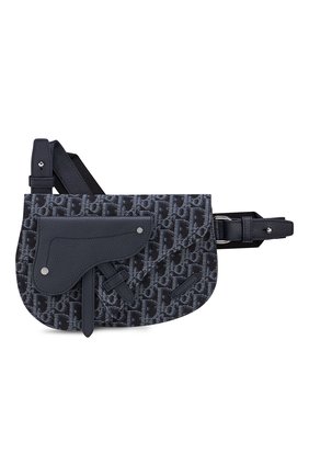 Мужская текстильная сумка saddle DIOR синего цвета по цене 135000 руб., арт. 1ADPO095YKYH55E | Фото 1 Мужская текстильная сумка saddle DIOR синего цвета, арт. 1ADPO095YKYH55E | Фото 1