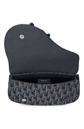 Мужская текстильная сумка saddle DIOR синего цвета по цене 135000 руб., арт. 1ADPO095YKYH55E | Фото 2 Мужская текстильная сумка saddle DIOR синего цвета, арт. 1ADPO095YKYH55E | Фото 2