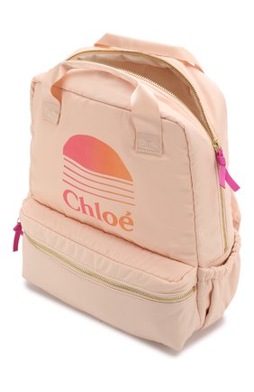 Детская рюкзак CHLOÉ светло-розового цвета по цене 26140 руб., арт. C10265 | Фото 3 Детская рюкзак CHLOÉ светло-розового цвета, арт. C10265 | Фото 3