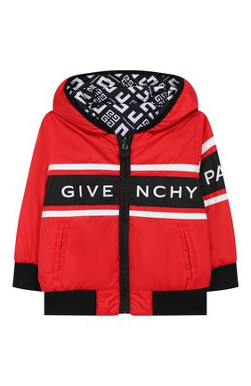 Детская двусторонняя куртка GIVENCHY розового цвета по цене 34830 руб., арт. H06037 | Фото 1 Детская двусторонняя куртка GIVENCHY розового цвета, арт. H06037 | Фото 1