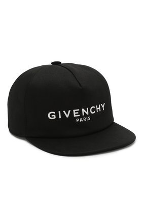 Детская хлопковая бейсболка GIVENCHY черного цвета по цене 19950 руб., арт. H21031 | Фото 1 Детская хлопковая бейсболка GIVENCHY черного цвета, арт. H21031 | Фото 1