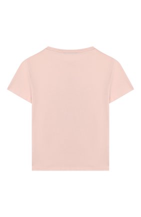 Детская хлопковая футболка MARC JACOBS (THE) розового цвета по цене 4800 руб., арт. W15489 | Фото 2 Детская хлопковая футболка MARC JACOBS (THE) розового цвета, арт. W15489 | Фото 2