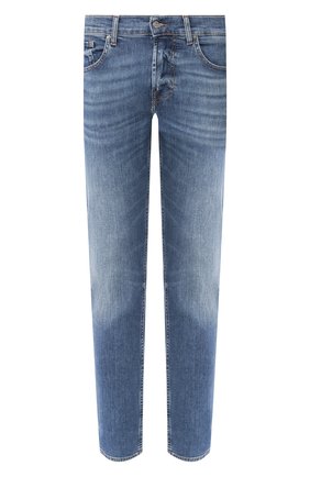 Мужские джинсы 7 FOR ALL MANKIND синего цвета по цене 23050 руб., арт. JSMXU940SB | Фото 1 Мужские джинсы 7 FOR ALL MANKIND синего цвета, арт. JSMXU940SB | Фото 1