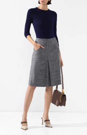 Женская кашемировый пуловер RALPH LAUREN синего цвета по цене 76450 руб., арт. 290615194 | Фото 2 Женская кашемировый пуловер RALPH LAUREN синего цвета, арт. 290615194 | Фото 2