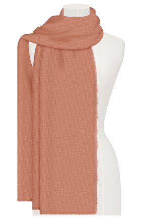 Женская кашемировая шаль dior oblique DIOR розового цвета по цене 94000 руб., арт. 01CDO300A050C402 | Фото 2 Женская кашемировая шаль dior oblique DIOR розового цвета, арт. 01CDO300A050C402 | Фото 2
