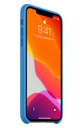 Мужской чехол для iphone 11 pro max APPLE синего цвета по цене 3990 руб., арт. MY1J2ZM/A | Фото 2 Мужской чехол для iphone 11 pro max APPLE синего цвета, арт. MY1J2ZM/A | Фото 2