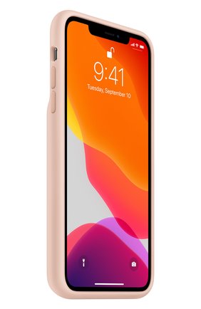 Чехол smart battery case для iphone 11 pro max APPLE  светло-розового цвета, арт. MWVR2ZM/A | Фото 2 (Материал: Пластик)