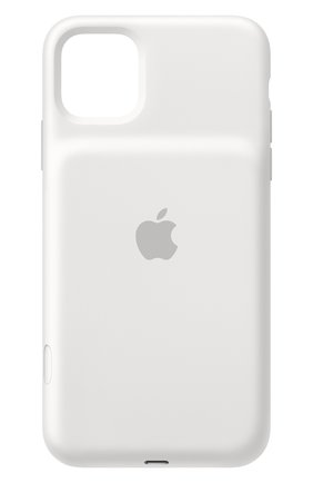 Чехол smart battery case для iphone 11 pro max APPLE белого цвета по цене 12990 руб., арт. MWVQ2ZM/A | Фото 1 Чехол smart battery case для iphone 11 pro max APPLE белого цвета, арт. MWVQ2ZM/A | Фото 1