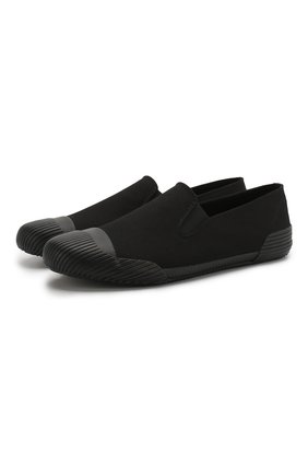 Мужские текстильные слипоны YOHJI YAMAMOTO черного цвета по цене 27900 руб., арт. HN-E01-060 | Фото 1 Мужские текстильные слипоны YOHJI YAMAMOTO черного цвета, арт. HN-E01-060 | Фото 1