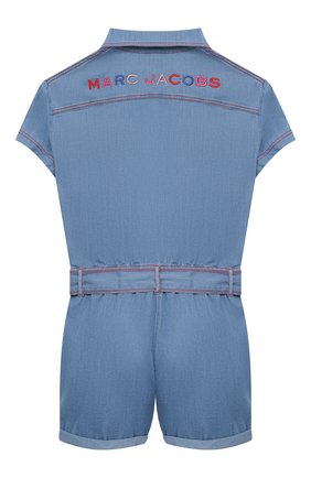 Детский хлопковый комбинезон MARC JACOBS (THE) голубого цвета по цене 10500 руб., арт. W14228 | Фото 2 Детский хлопковый комбинезон MARC JACOBS (THE) голубого цвета, арт. W14228 | Фото 2