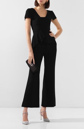 Женская топ ROLAND MOURET черного цвета по цене 46600 руб., арт. EW20/S0982/F2196 | Фото 2 Женская топ ROLAND MOURET черного цвета, арт. EW20/S0982/F2196 | Фото 2