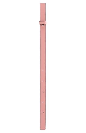 Женские ремень для сумки loewe x paula's ibiza LOEWE розового цвета, арт. C073S90X01 | Фото 2 (Материал: Натуральная кожа; Размер: mini; Ошибки технического описания: Нет глубины, Нет высоты; Кросс-КТ: ремень-сумка)