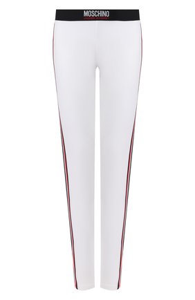 Женские хлопковые брюки MOSCHINO UNDERWEAR WOMAN белого цвета по цене 16300 руб., арт. A4309/9012 | Фото 1 Женские хлопковые брюки MOSCHINO UNDERWEAR WOMAN белого цвета, арт. A4309/9012 | Фото 1