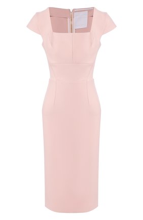 Женское платье ROLAND MOURET розового цвета по цене 99500 руб., арт. EW20/S1761/F2196 | Фото 1 Женское платье ROLAND MOURET розового цвета, арт. EW20/S1761/F2196 | Фото 1