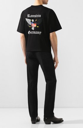 Мужская хлопковая футболка VETEMENTS черного цвета по цене 35650 руб., арт. UAH21TR503 1610/M | Фото 2 Мужская хлопковая футболка VETEMENTS черного цвета, арт. UAH21TR503 1610/M | Фото 2